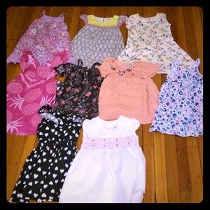 3t, 9 dresses lot, lucky brand, old navy, etc